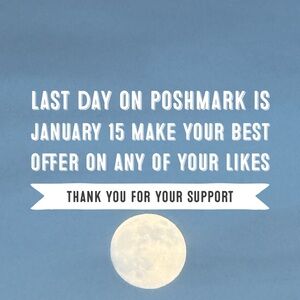 Retiring from Poshmark.